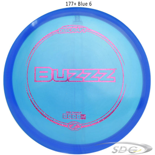 discraft-z-line-buzzz-disc-golf-mid-range 177+ Blue 6 