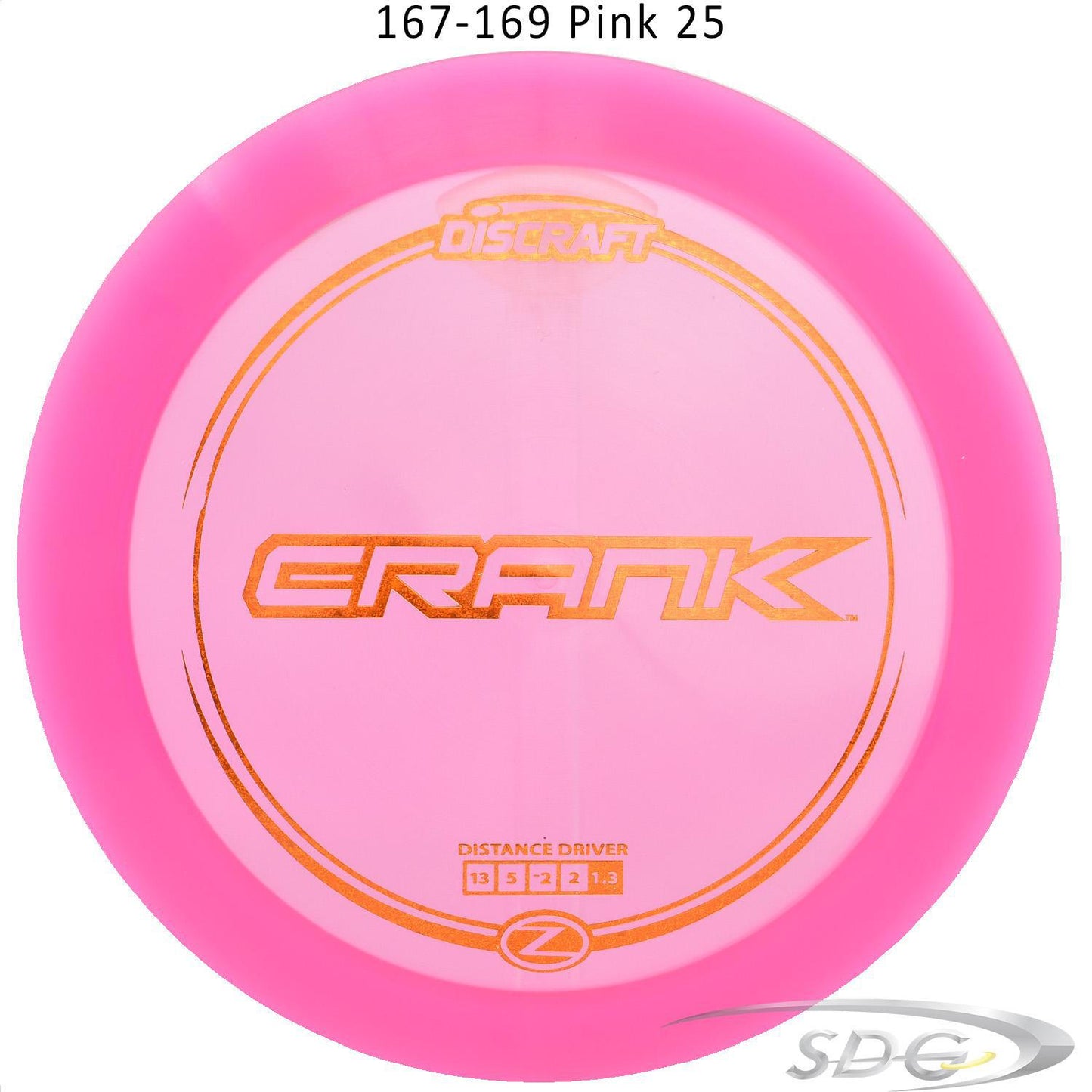 discraft-z-line-crank-disc-golf-distance-driver 167-169 Pink 25