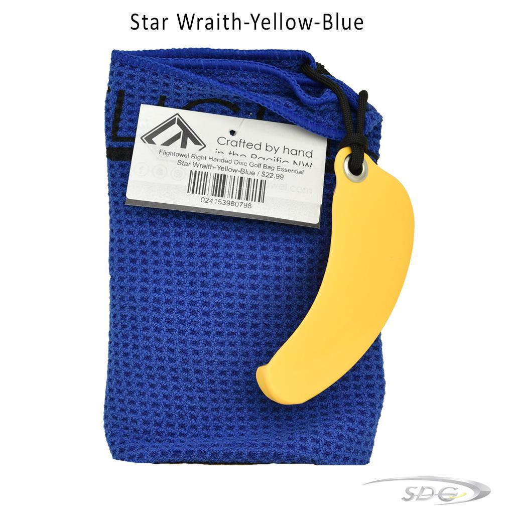flightowel-right-handed-disc-golf-bag-essential Star Wraith-Yellow-Blue 