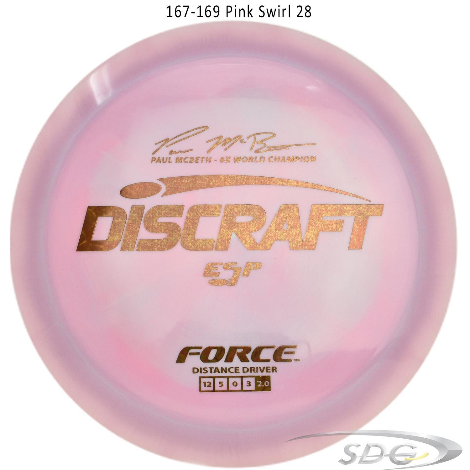 discraft-esp-force-6x-paul-mcbeth-signature-disc-golf-distance-driver 167-169 Pink Swirl 28