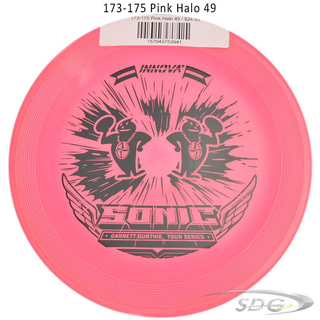 innova-halo-champion-sonic-glow-2023-garrett-gurthie-tour-series-disc-golf-putter 173-175 Pink Halo 49 