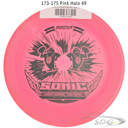 innova-halo-champion-sonic-glow-2023-garrett-gurthie-tour-series-disc-golf-putter 173-175 Pink Halo 49 