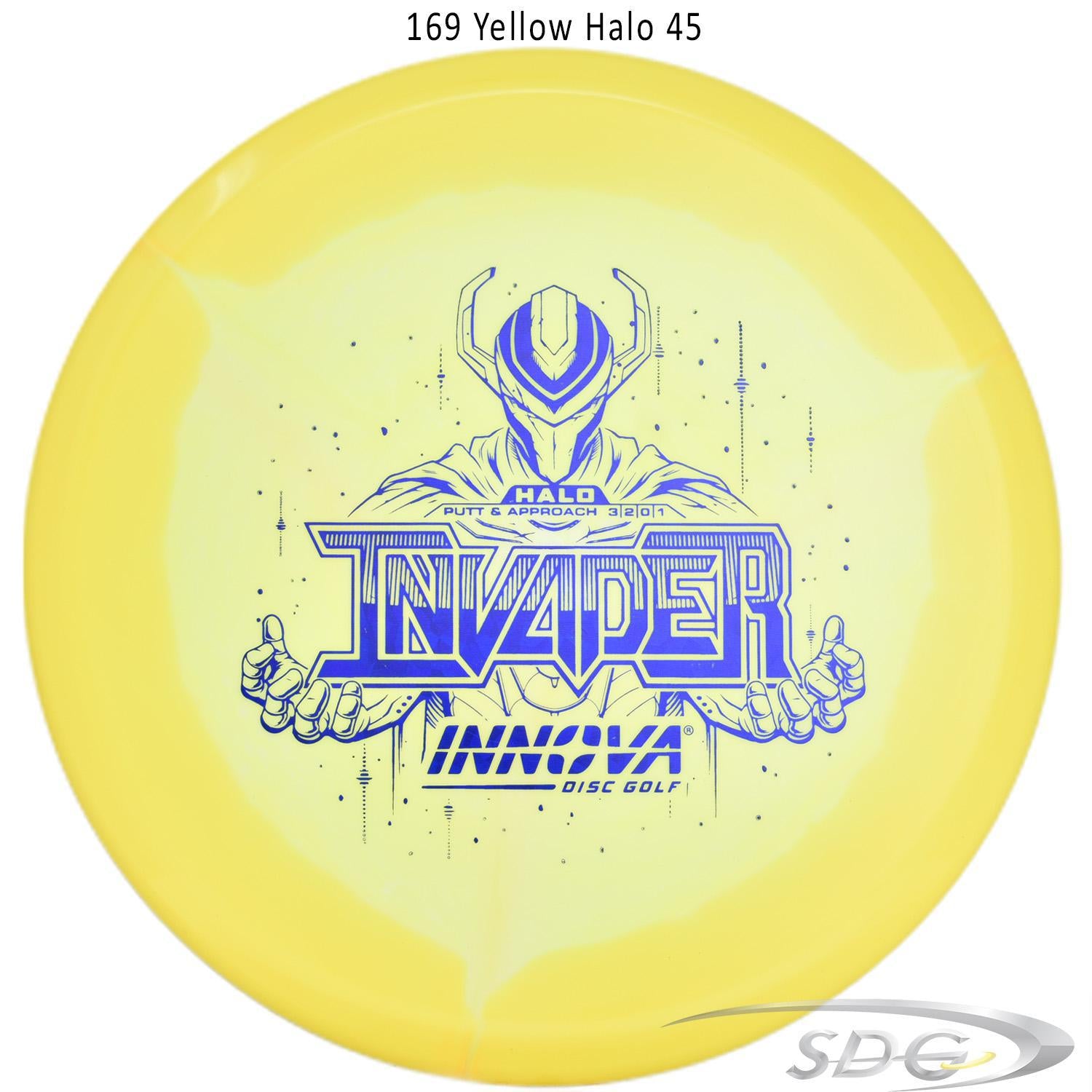 innova-halo-star-invader-disc-golf-putter 169 Yellow Halo 45 