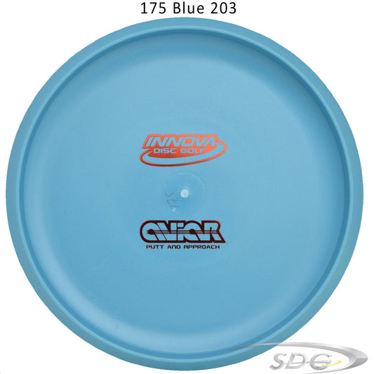 innova-dx-aviar-bottom-stamp-disc-golf-putter 175 Blue 203 