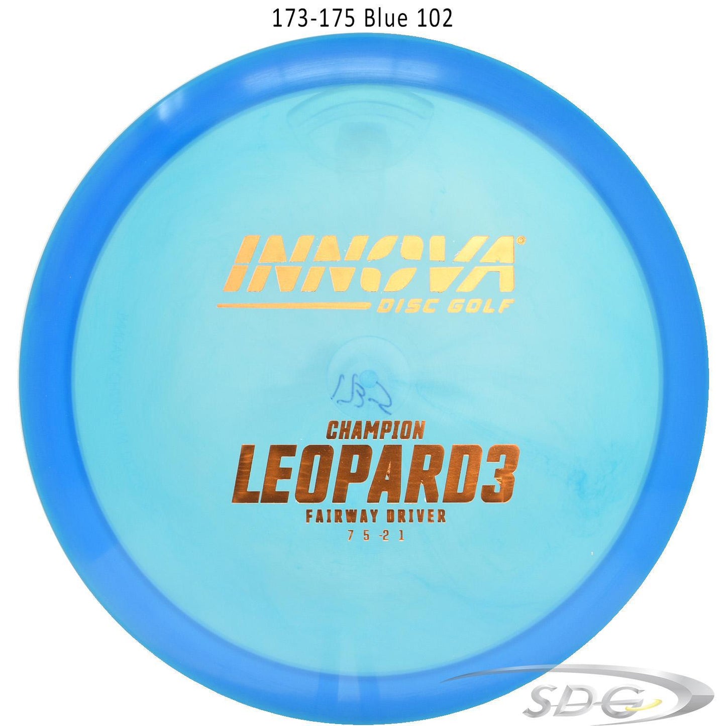innova-champion-leopard3-disc-golf-fairway-driver 173-175 Blue 102 