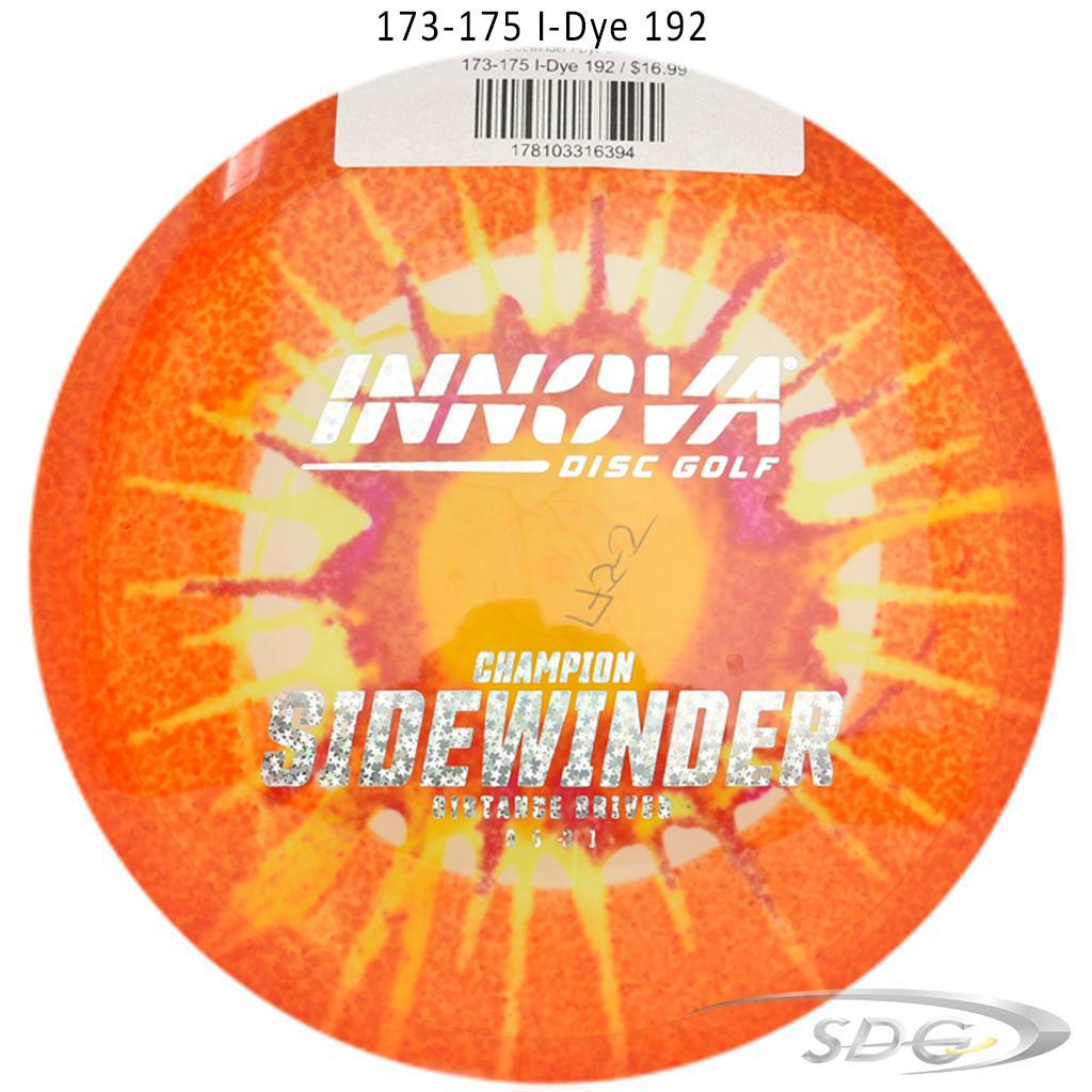 innova-champion-sidewinder-i-dye-disc-golf-distance-driver 173-175 I-Dye 192 