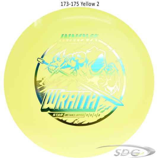 innova-star-wraith-disc-golf-distance-driver 173-175 Yellow 2 