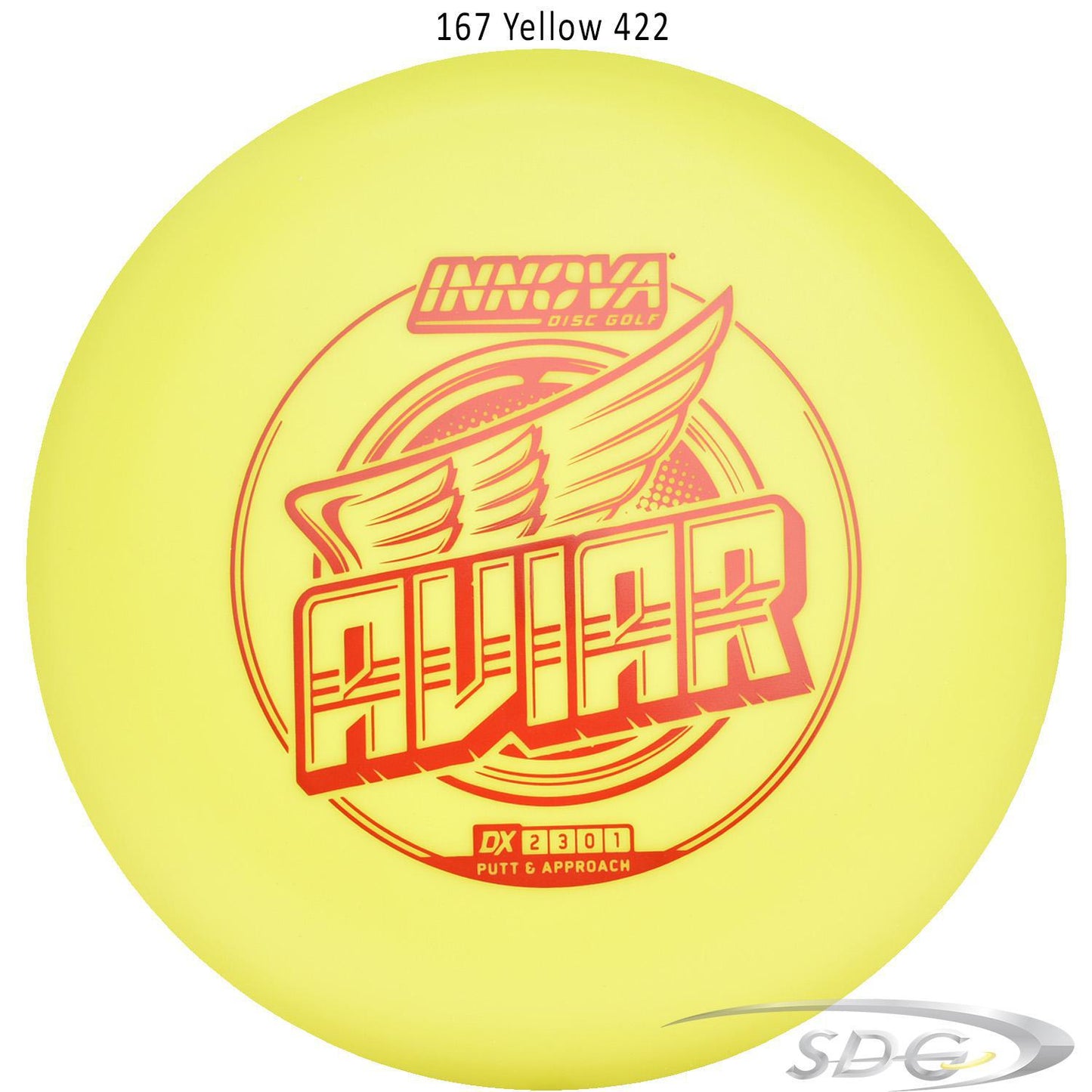 innova-dx-aviar-disc-golf-putter 167 Yellow 422 