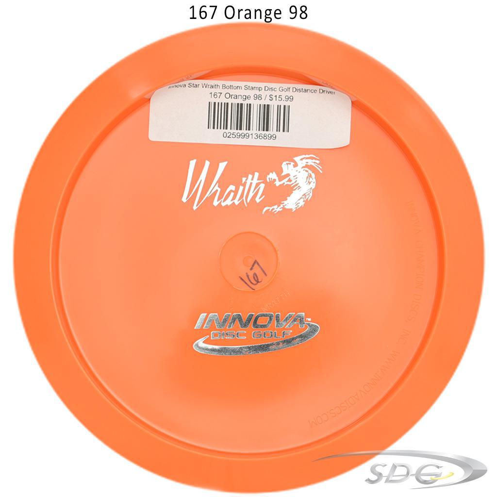 innova-star-wraith-bottom-stamp-disc-golf-distance-driver 167 Orange 98 