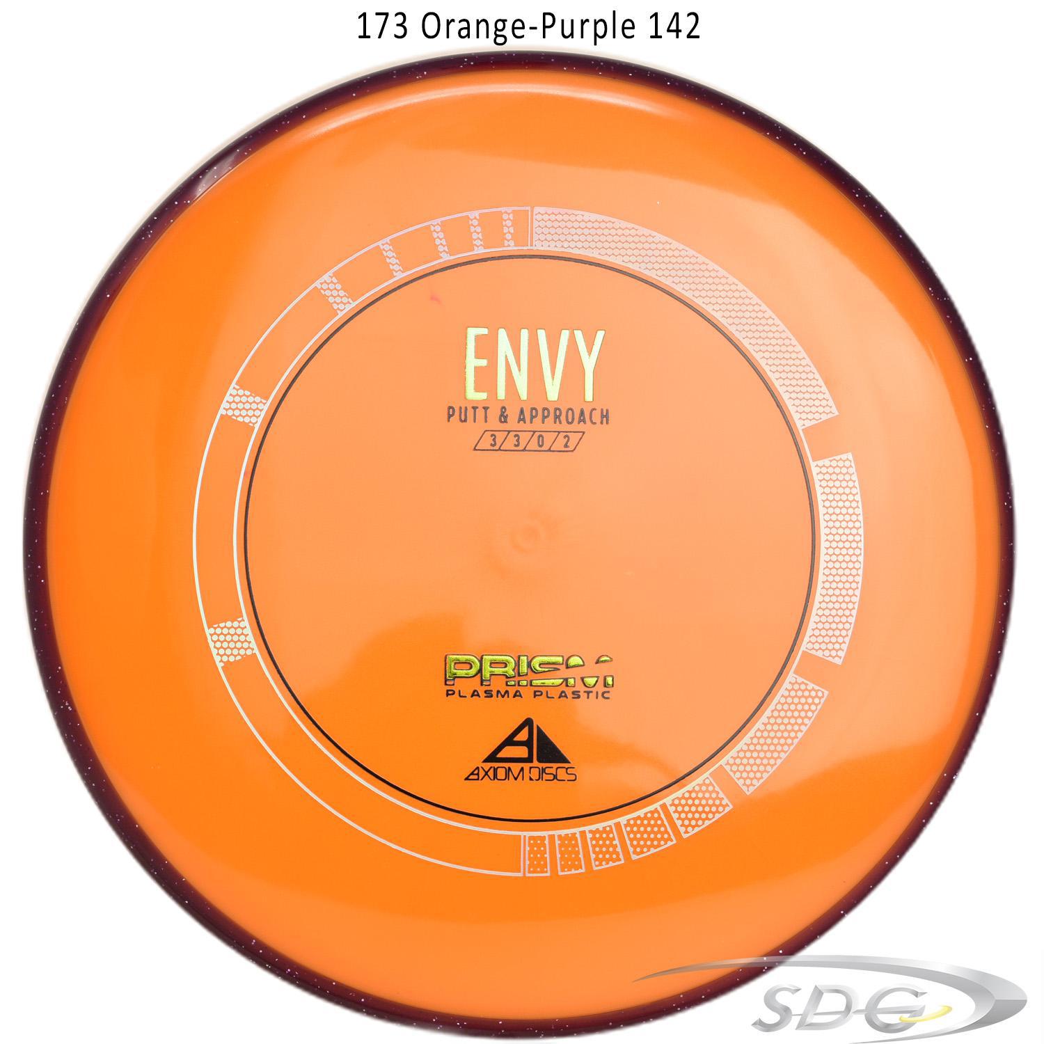 axiom-prism-plasma-envy-disc-golf-disc-golf-putt-approach 173 Orange-Purple 142 