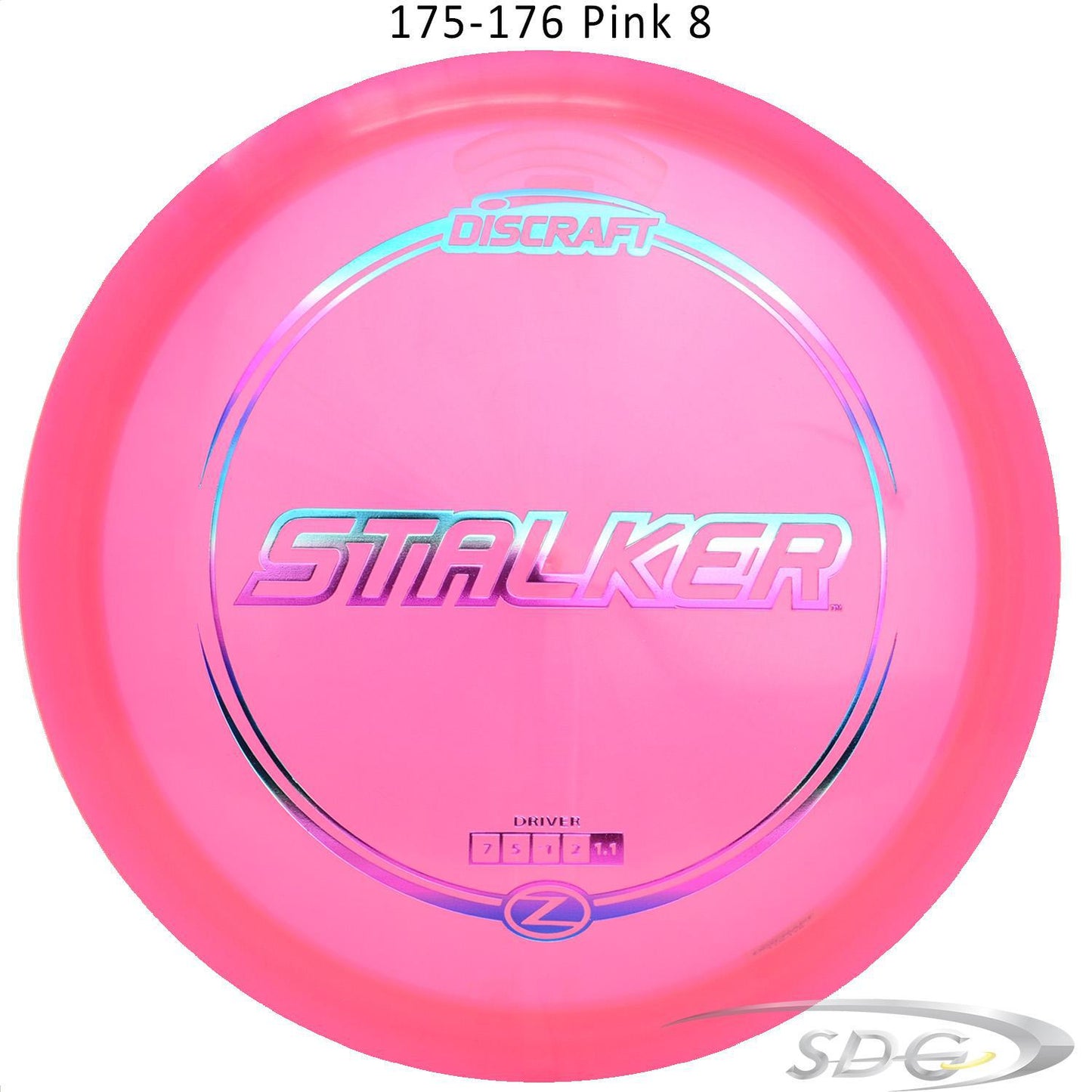 discraft-z-line-stalker-disc-golf-fairway-driver 175-176 Pink 8 