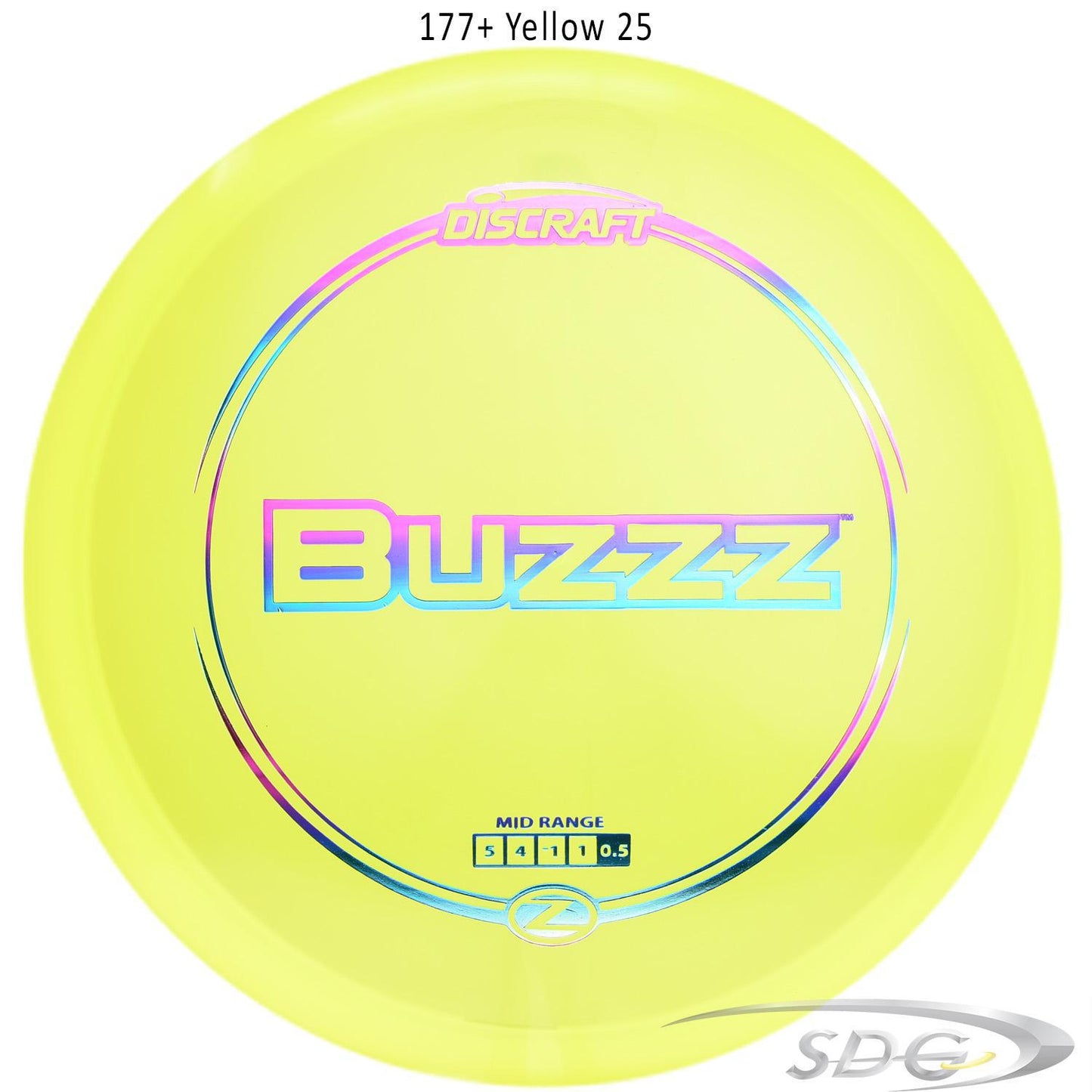 discraft-z-line-buzzz-disc-golf-mid-range 177+ Yellow 25 