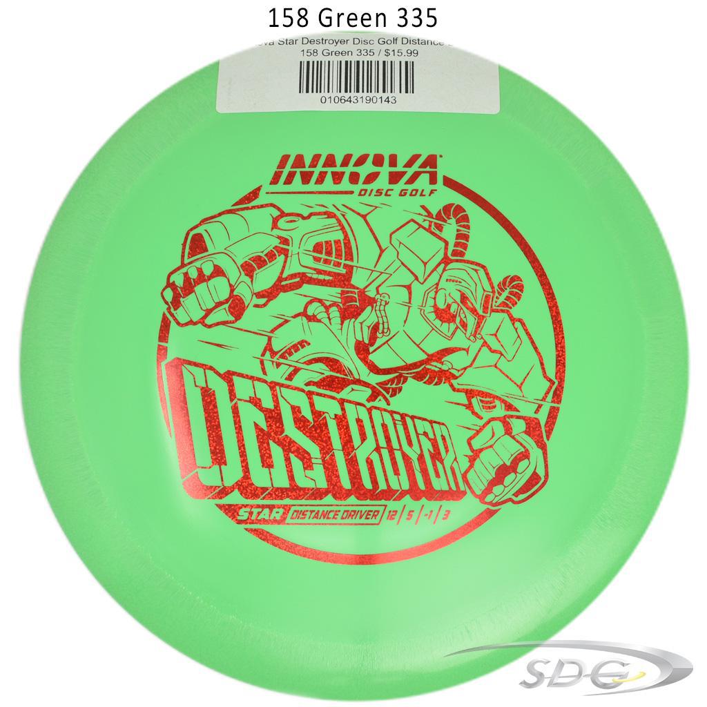innova-star-destroyer-disc-golf-distance-driver 158 Green 335 
