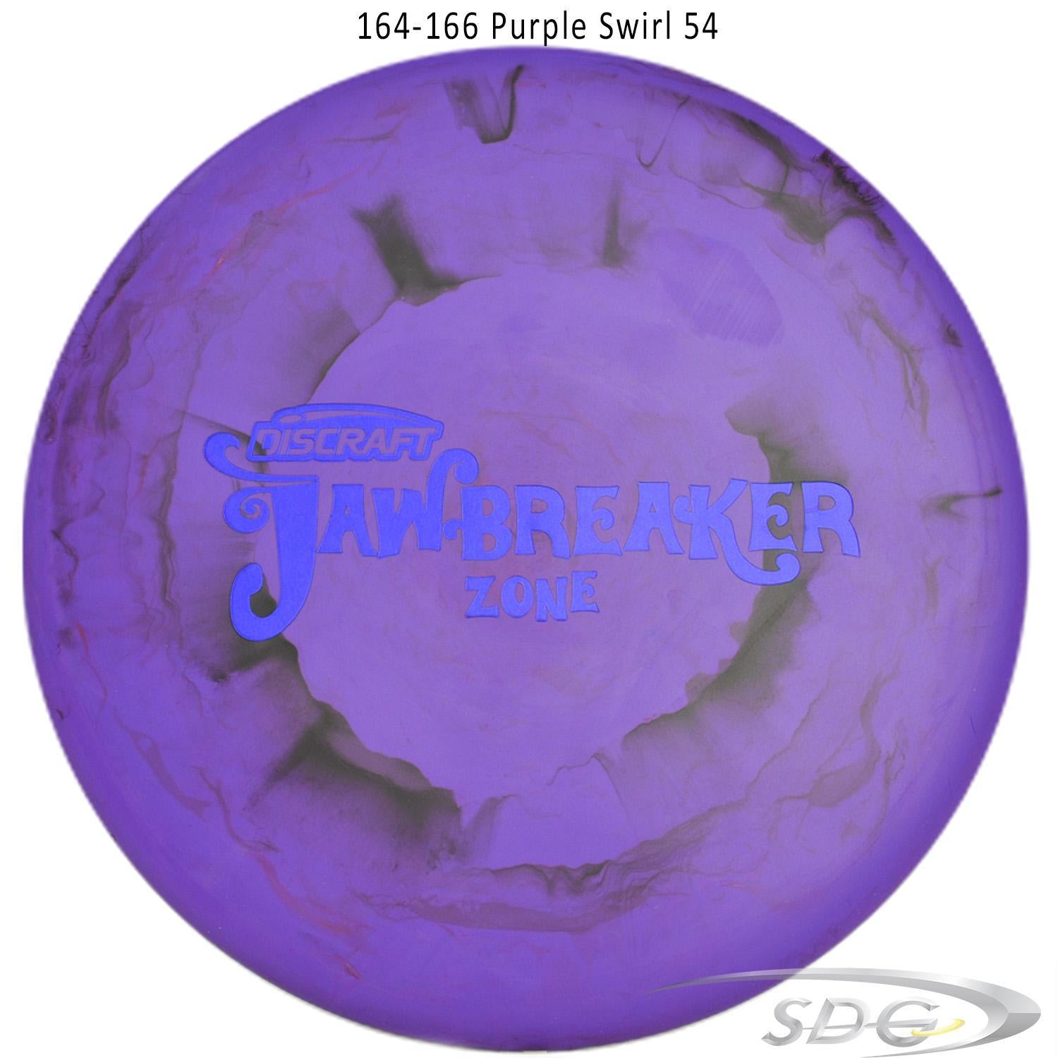 discraft-jawbreaker-zone-disc-golf-putter-169-160-weights 164-166 Purple Swirl 54 
