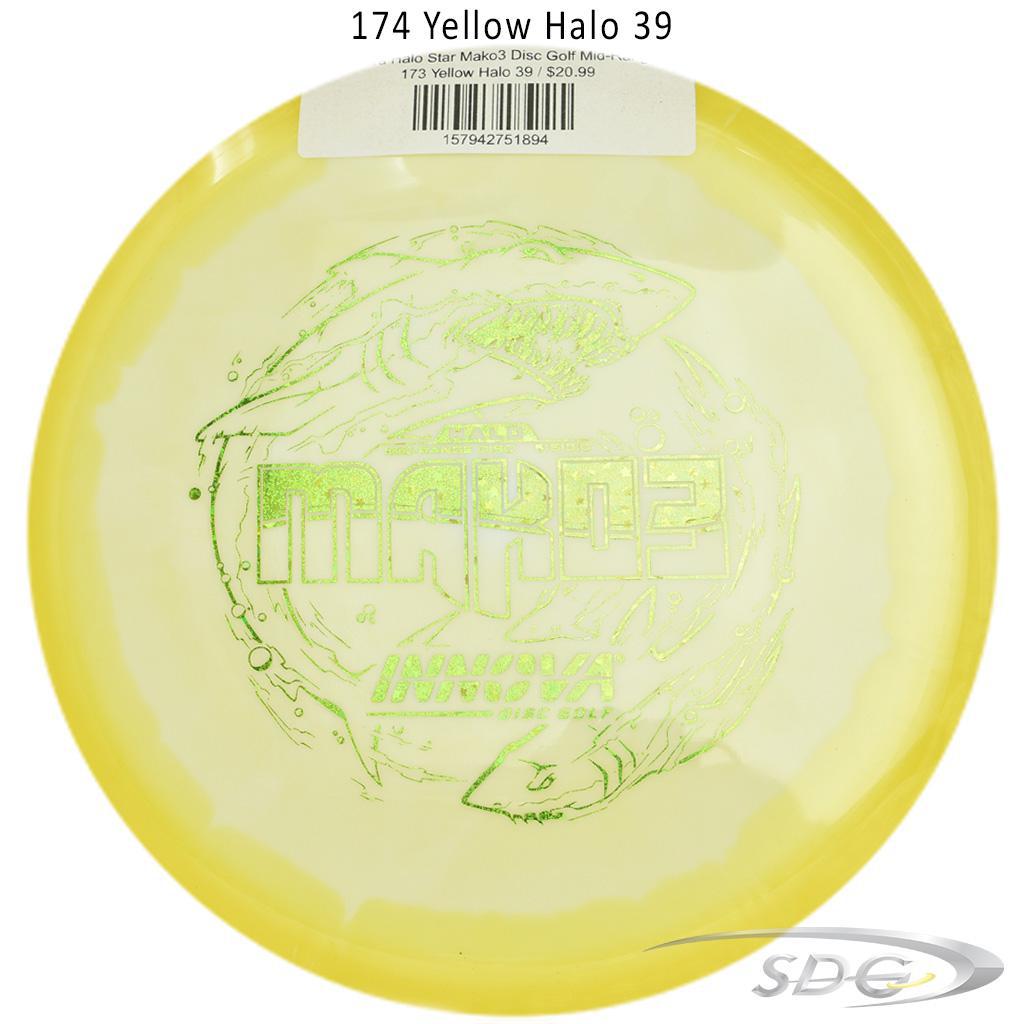 innova-halo-star-mako3-disc-golf-mid-range 173 Yellow Halo 39 