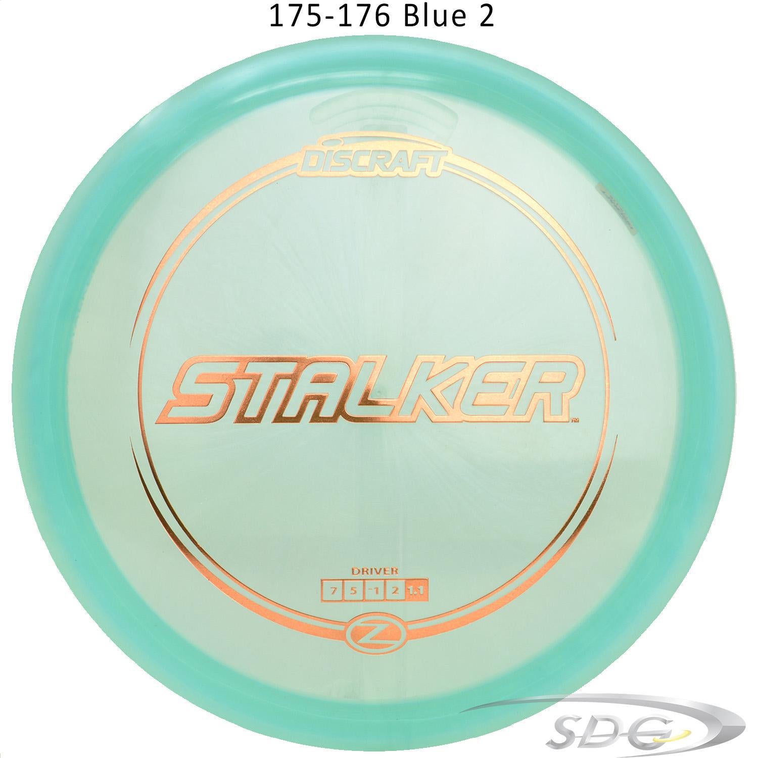 discraft-z-line-stalker-disc-golf-fairway-driver 175-176 Blue 2