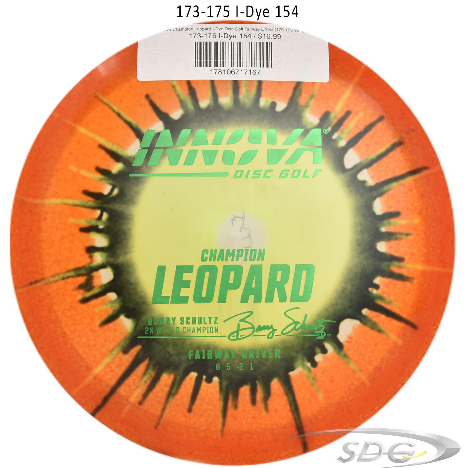 innova-champion-leopard-i-dye-disc-golf-fairway-driver 173-175 I-Dye 154 