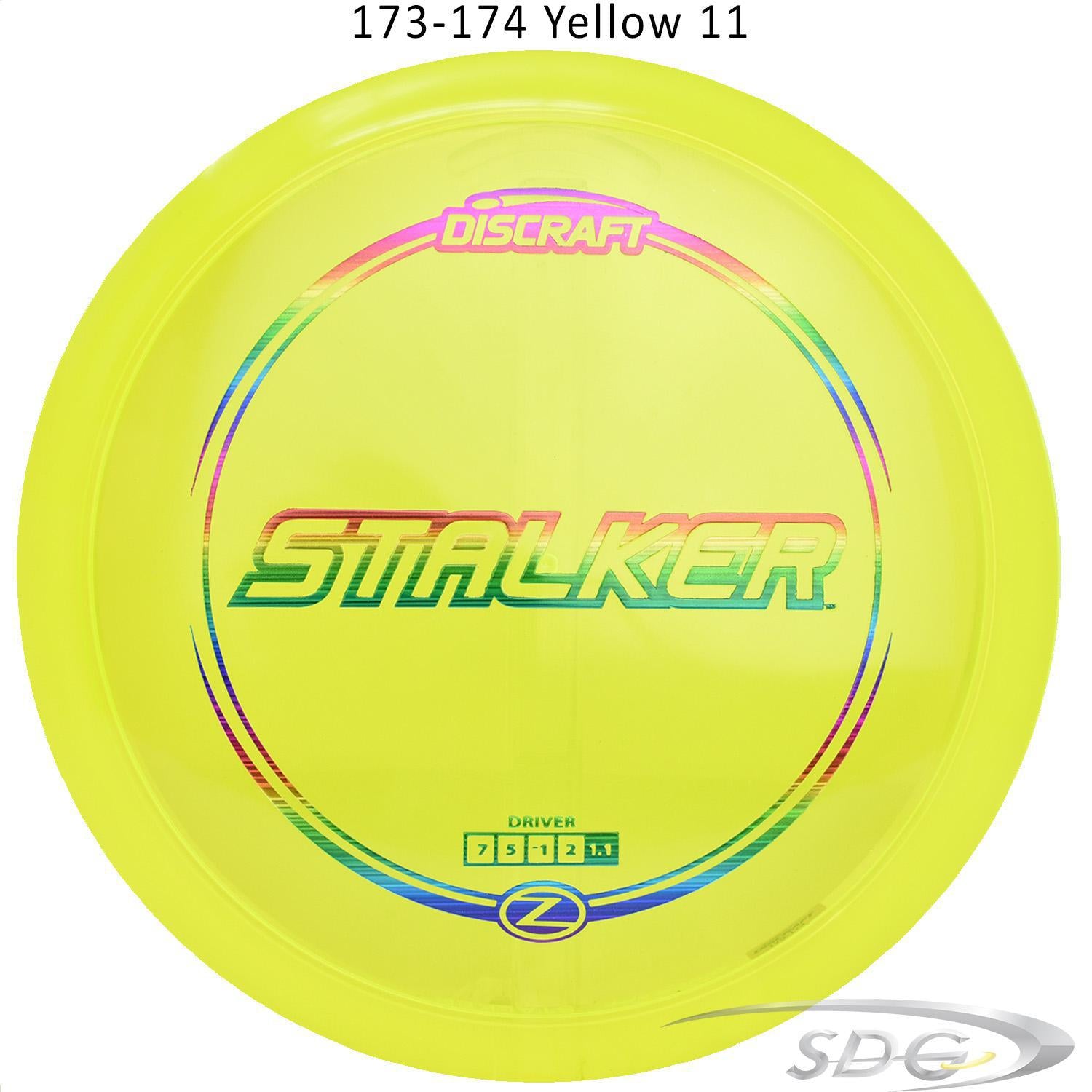 discraft-z-line-stalker-disc-golf-fairway-driver 173-174 Yellow 11