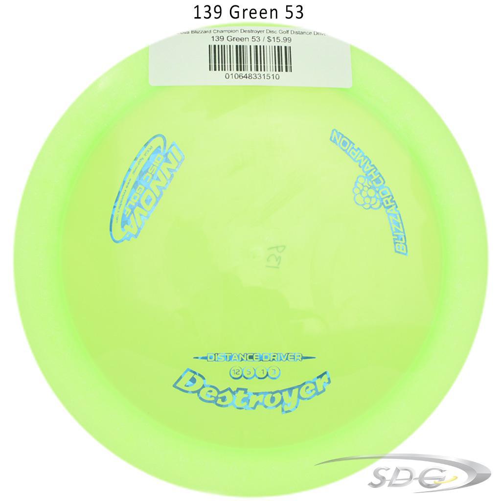 innova-blizzard-champion-destroyer-disc-golf-distance-driver 139 Green 53