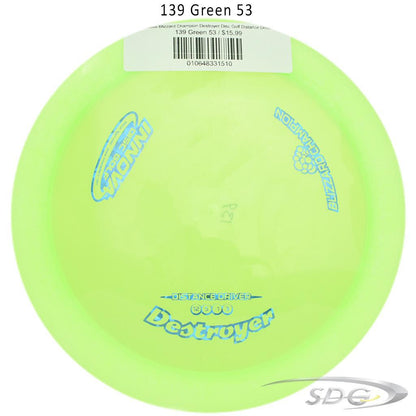 innova-blizzard-champion-destroyer-disc-golf-distance-driver 139 Green 53