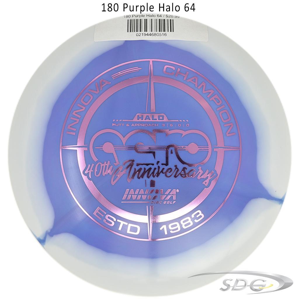 innova-halo-star-aero-40th-anniversary-le-disc-golf-putter 180 Purple Halo 64 