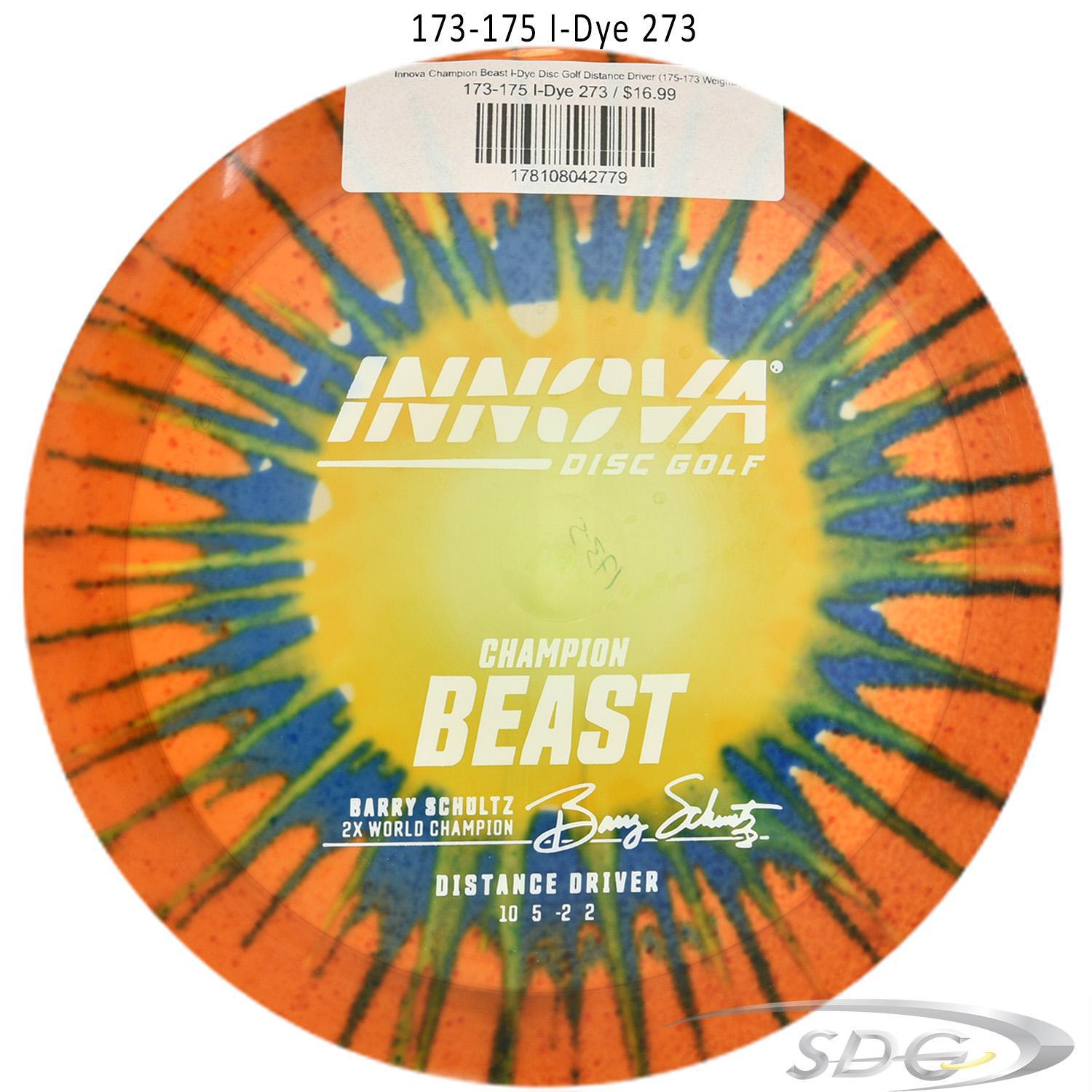 innova-champion-beast-i-dye-disc-golf-distance-driver 173-175 I-Dye 273 