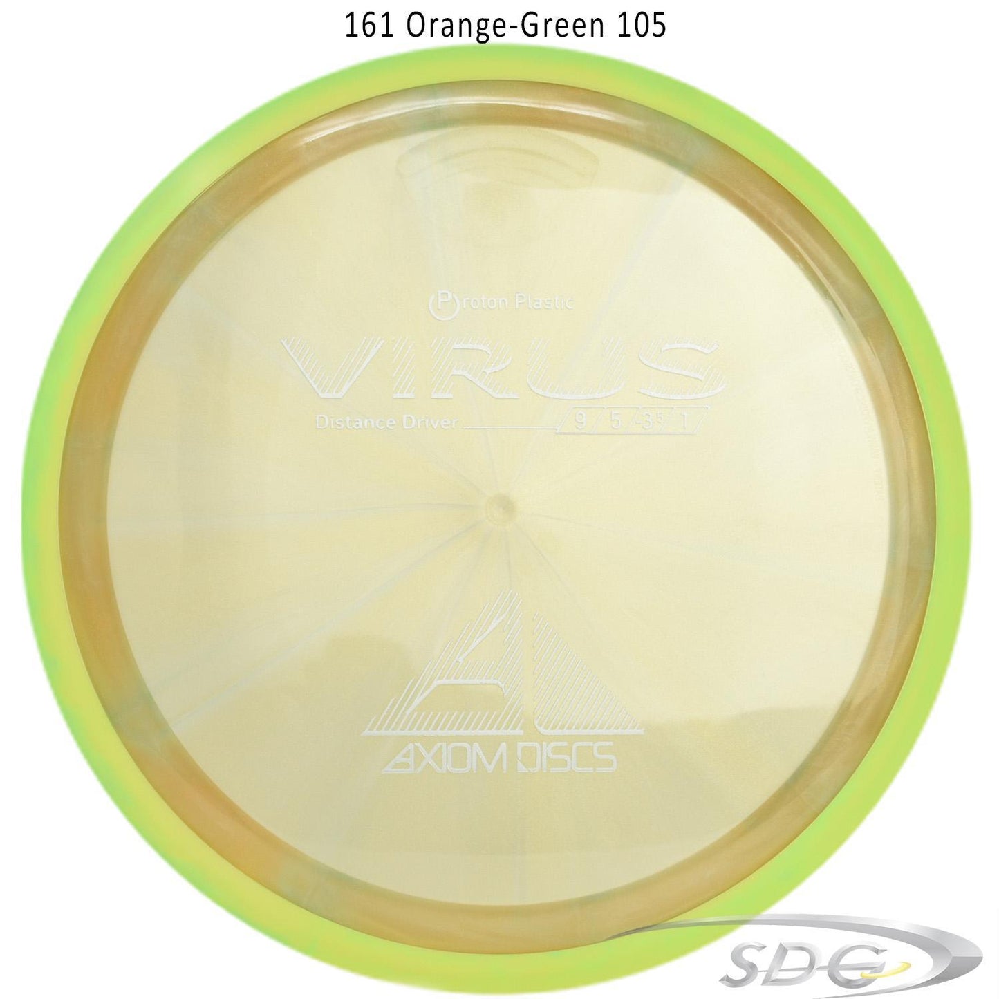 axiom-proton-virus-disc-golf-distance-driver 161 Orange-Green 105