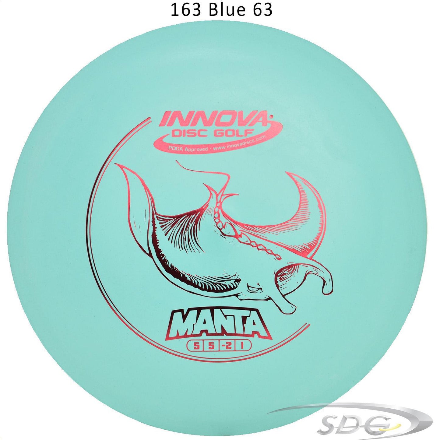 innova-dx-manta-disc-golf-mid-mange 163 Blue 63 