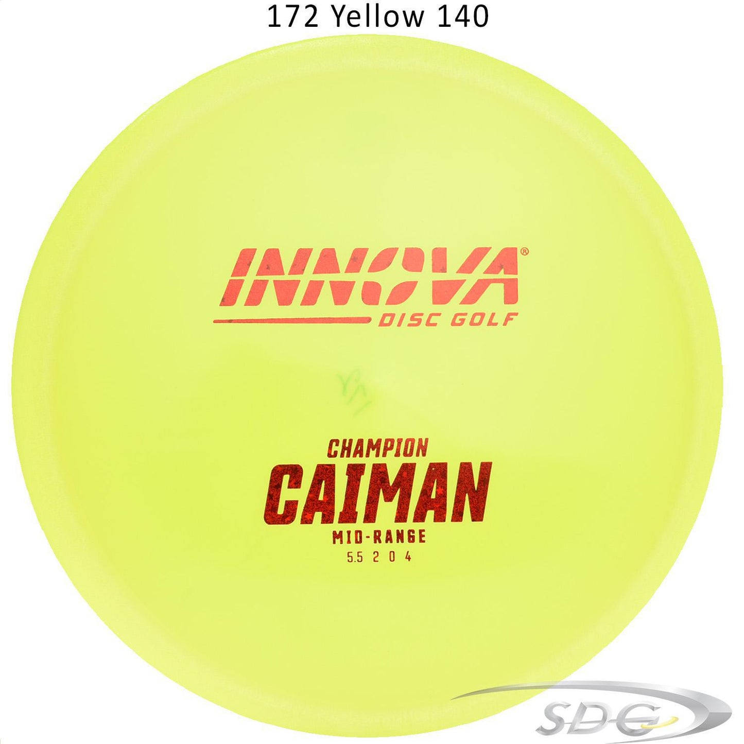 innova-champion-caiman-disc-golf-mid-range 172 Yellow 140 