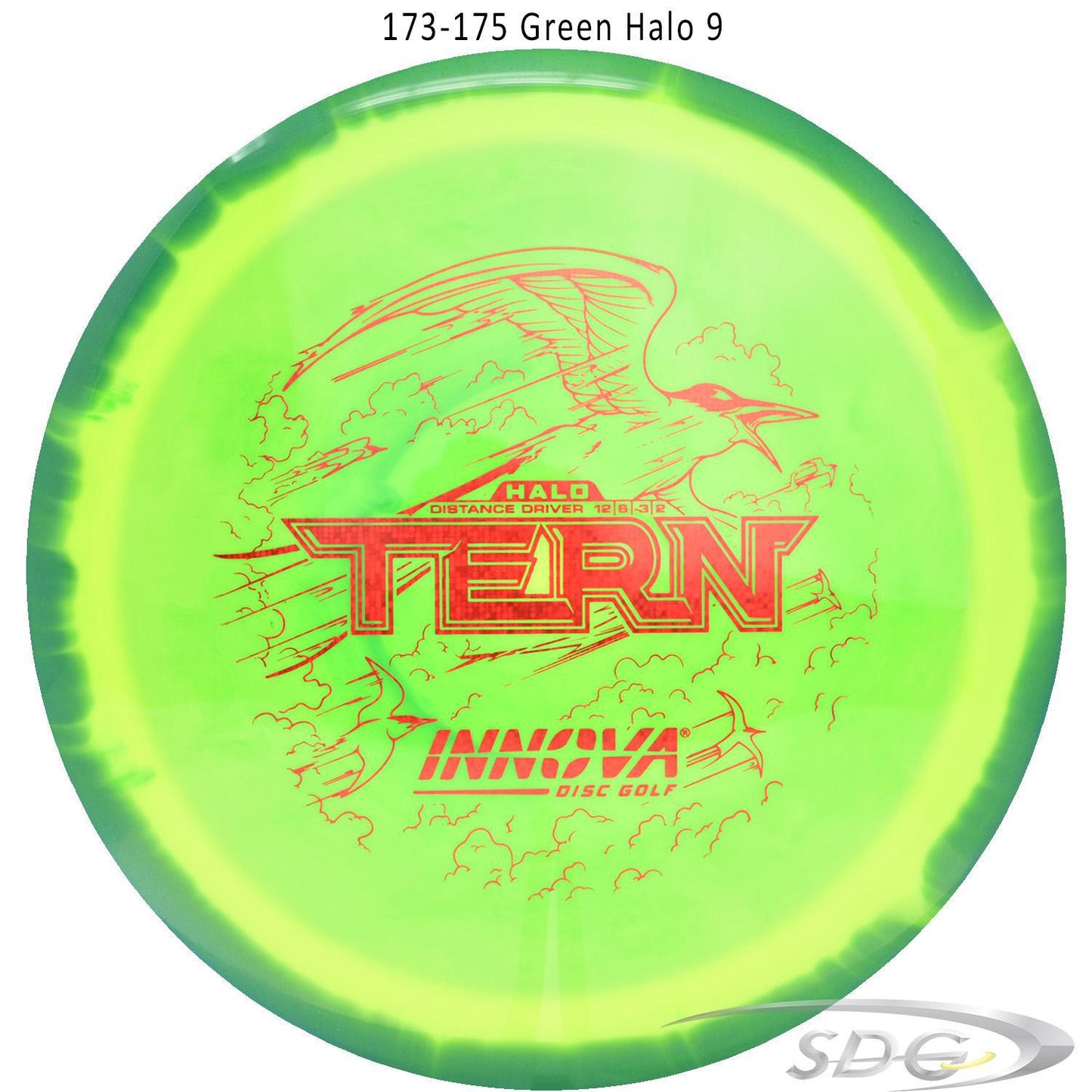 innova-halo-star-tern-disc-golf-distance-driver 173-175 Green Halo 9 