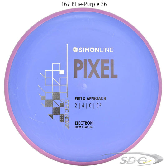 axiom-electron-pixel-firm-simon-line-disc-golf-putter 167 Blue-Purple 36