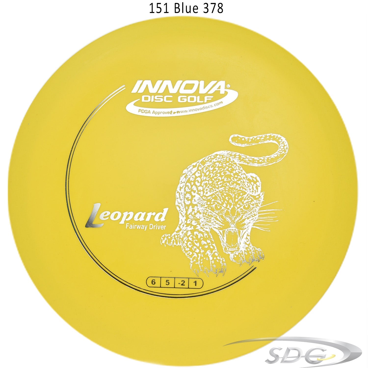 innova-dx-leopard-disc-golf-fairway-driver 151 Yellow 378 