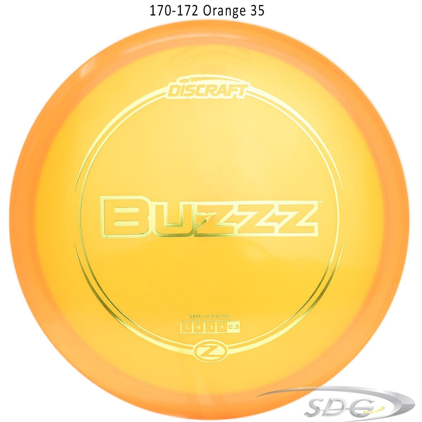 discraft-z-line-buzzz-disc-golf-mid-range 170-172 Orange 35