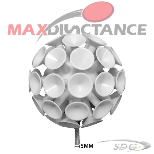 Max Disctance Suction Cup Disc Golf Retriever Pole Attachment with 5mm screw 