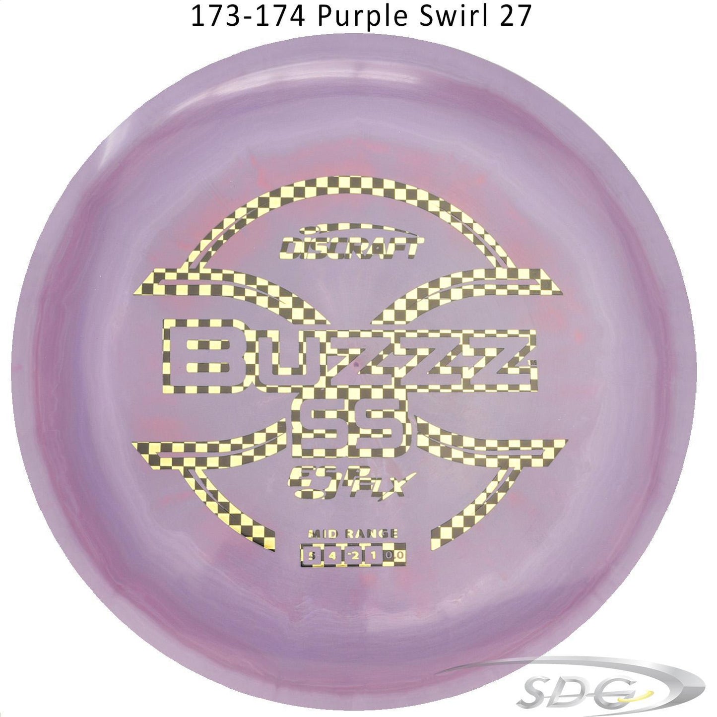 discraft-esp-flx-buzzz-ss-disc-golf-mid-range 173-174 Purple Swirl 27 