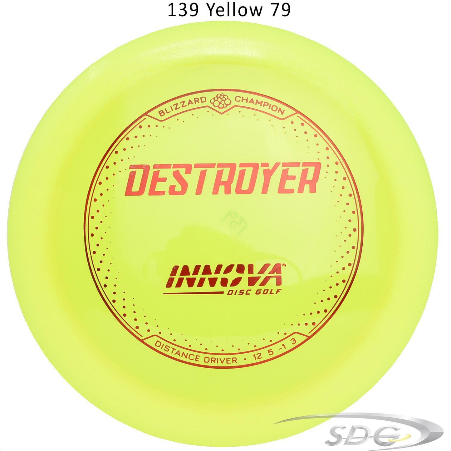 innova-blizzard-champion-destroyer-disc-golf-distance-driver 139 Yellow 79 
