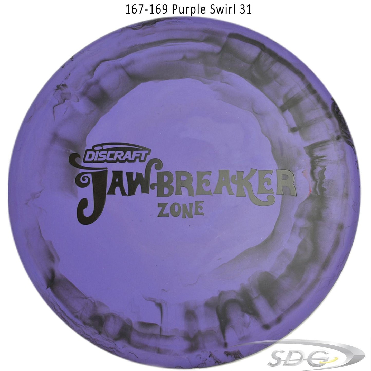 discraft-jawbreaker-zone-disc-golf-putter-169-160-weights 167-169 Purple Swirl 31 