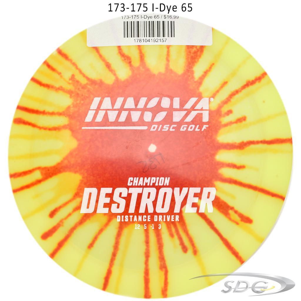 innova-champion-destroyer-i-dye-disc-golf-distance-driver 173-175 I-Dye 65 