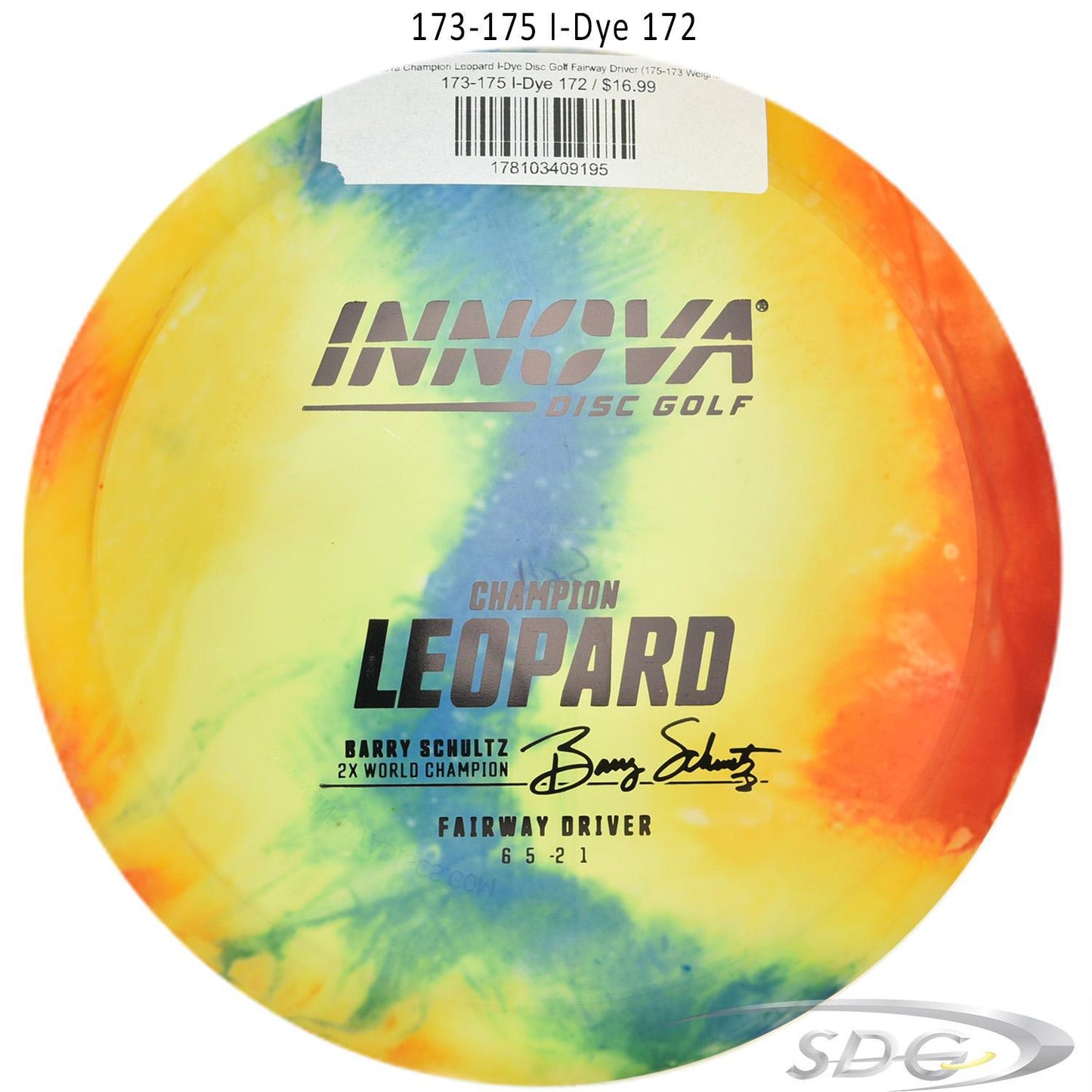 innova-champion-leopard-i-dye-disc-golf-fairway-driver 173-175 I-Dye 172 