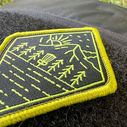 Green and Black Diamond Disc Golf Patches™