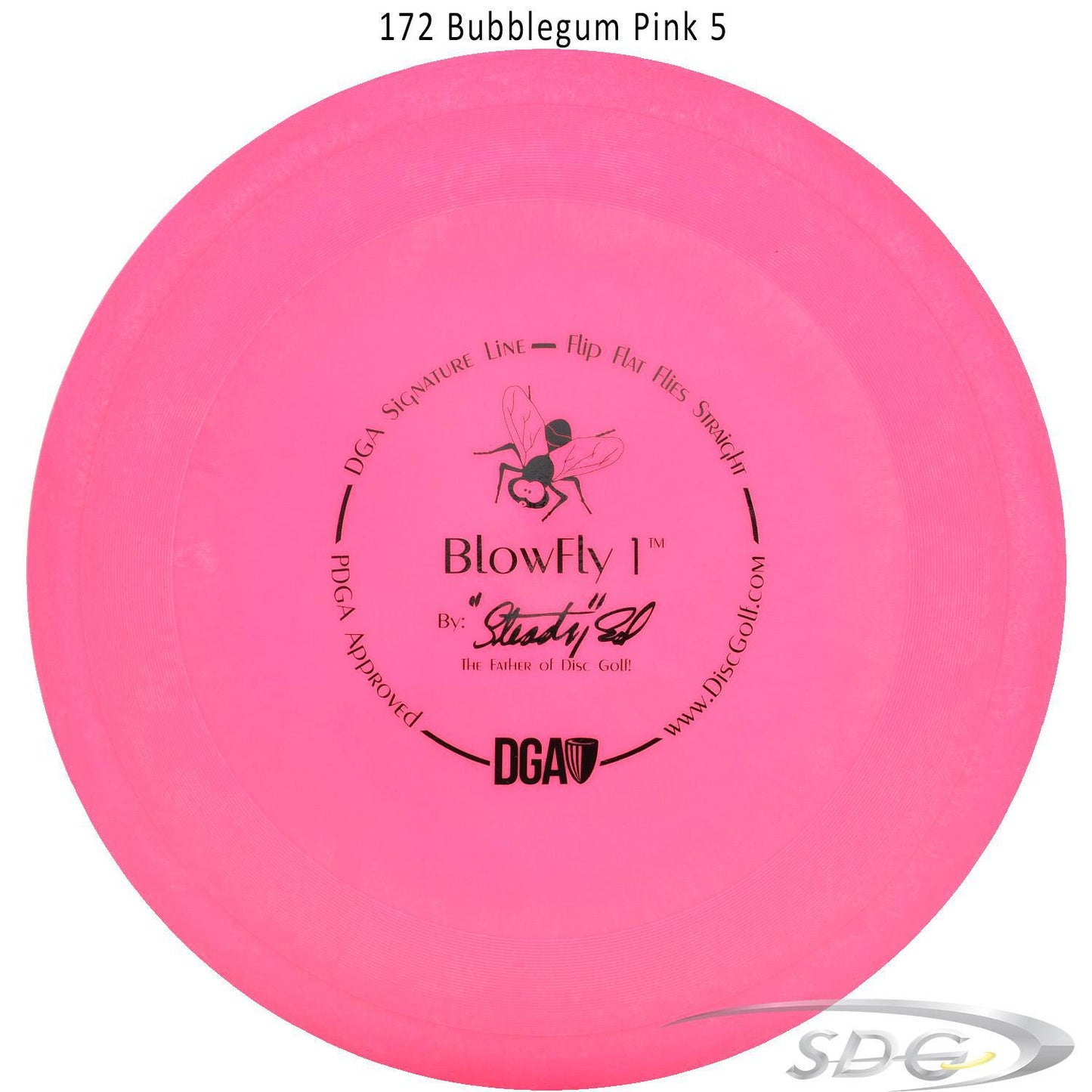 dga-signature-line-blowfly-1-disc-golf-putter 172 Bubblegum Pink 5 
