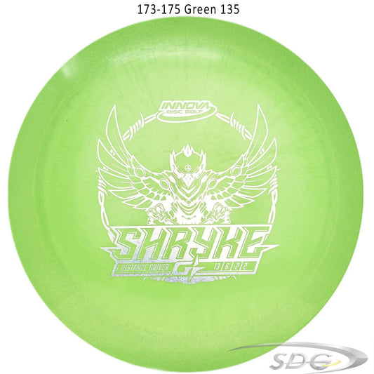 innova-gstar-shryke-disc-golf-distance-driver 173-175 Green 135 