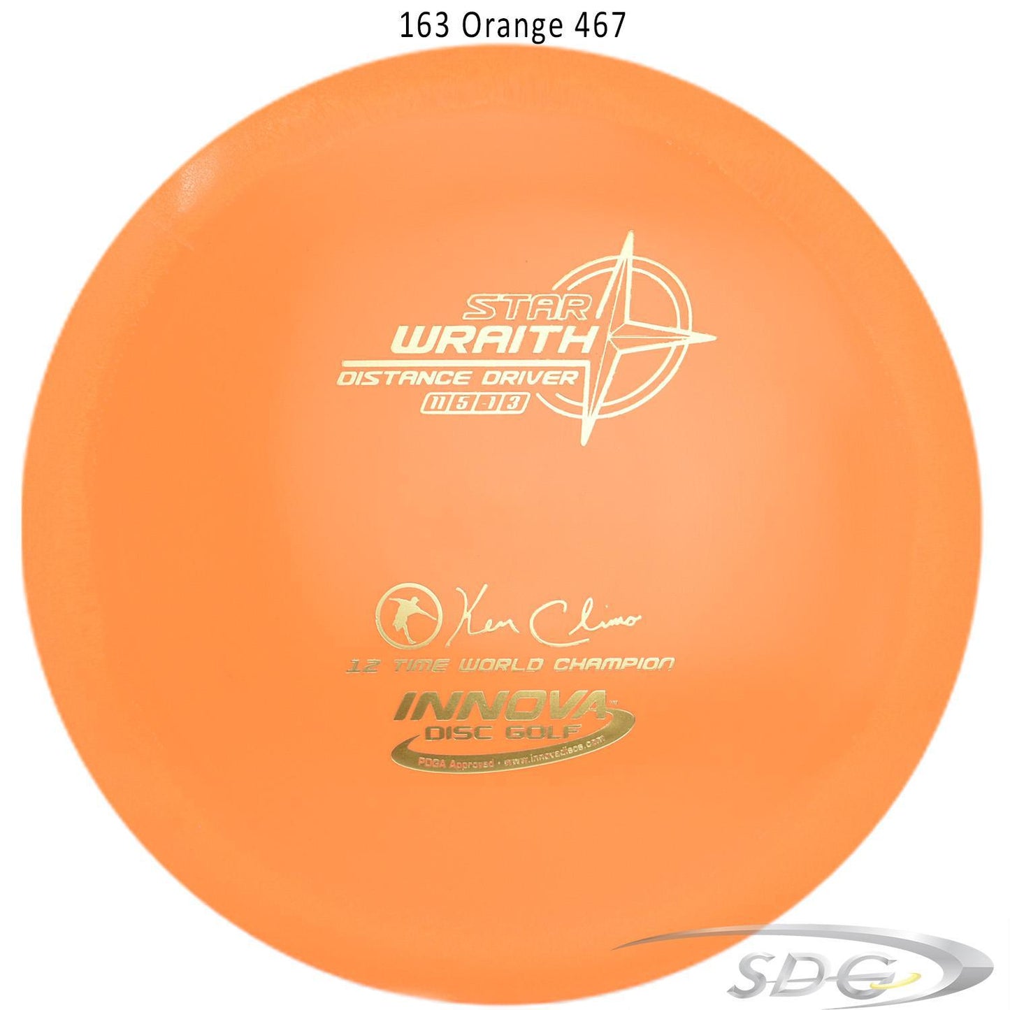 innova-star-wraith-disc-golf-distance-driver 163 Orange 467 