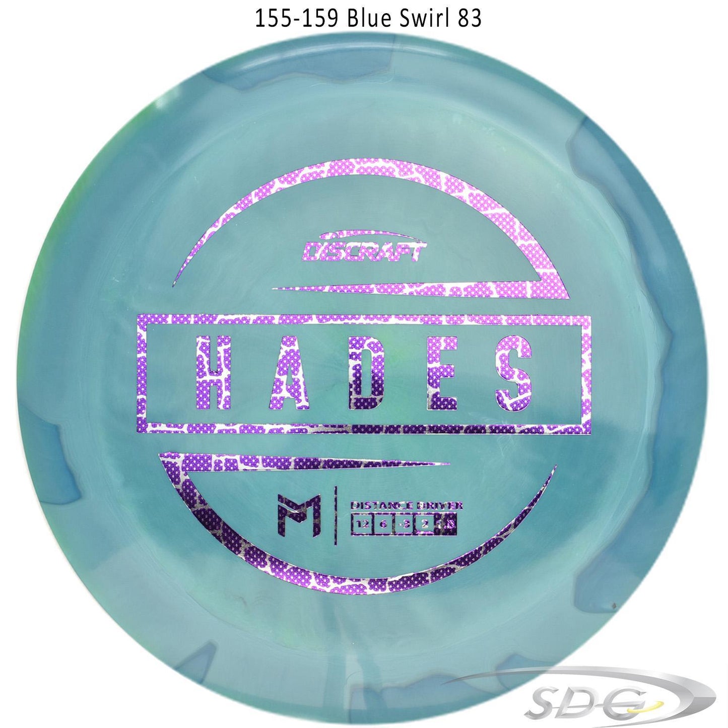 discraft-esp-hades-paul-mcbeth-signature-series-disc-golf-distance-driver-159-150-weights 155-159 Blue Swirl 83 