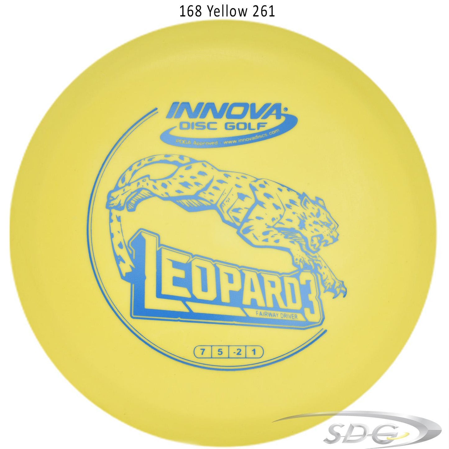 innova-dx-leopard3-disc-golf-fairway-driver 168 Yellow 261 
