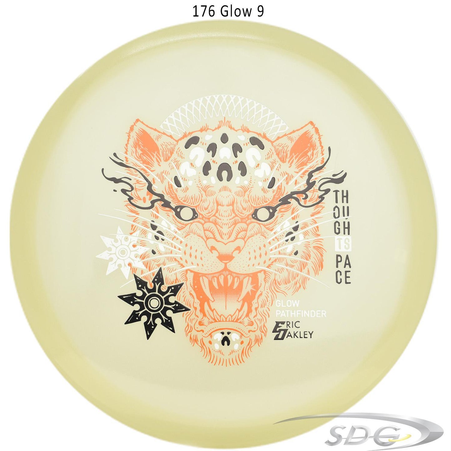 tsa-glow-pathfinder-eric-oakley-snow-leopard-disc-golf-mid-range 176 Glow 9 