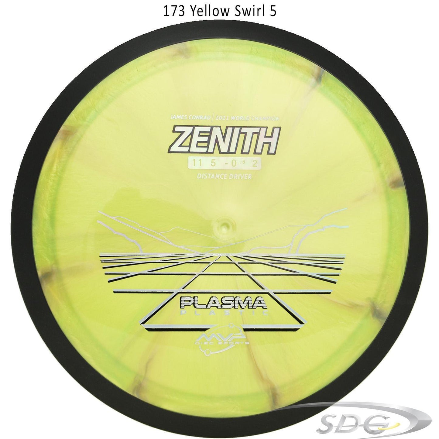 mvp-plasma-zenith-disc-golf-distance-driver 173 Yellow Swirl 5 