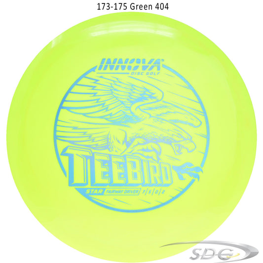 innova-star-teebird-disc-golf-fairway-driver 173-175 Green 404 