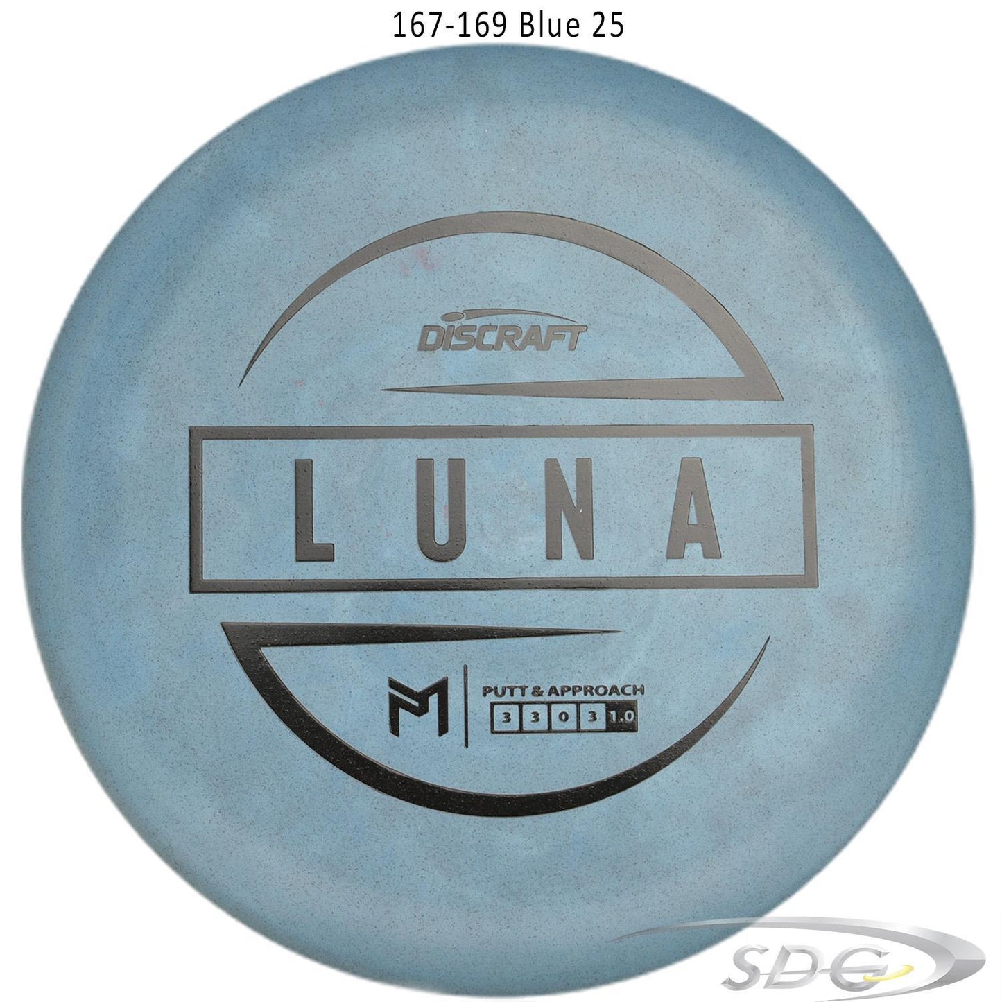 discraft-jawbreaker-rubber-blend-luna-paul-mcbeth-signature-disc-golf-putter 167-169 Blue 25