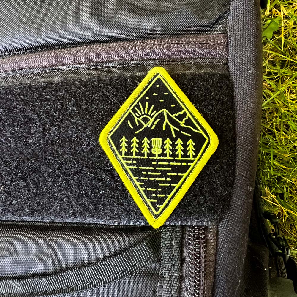 Green and Black Diamond Disc Golf Patches™